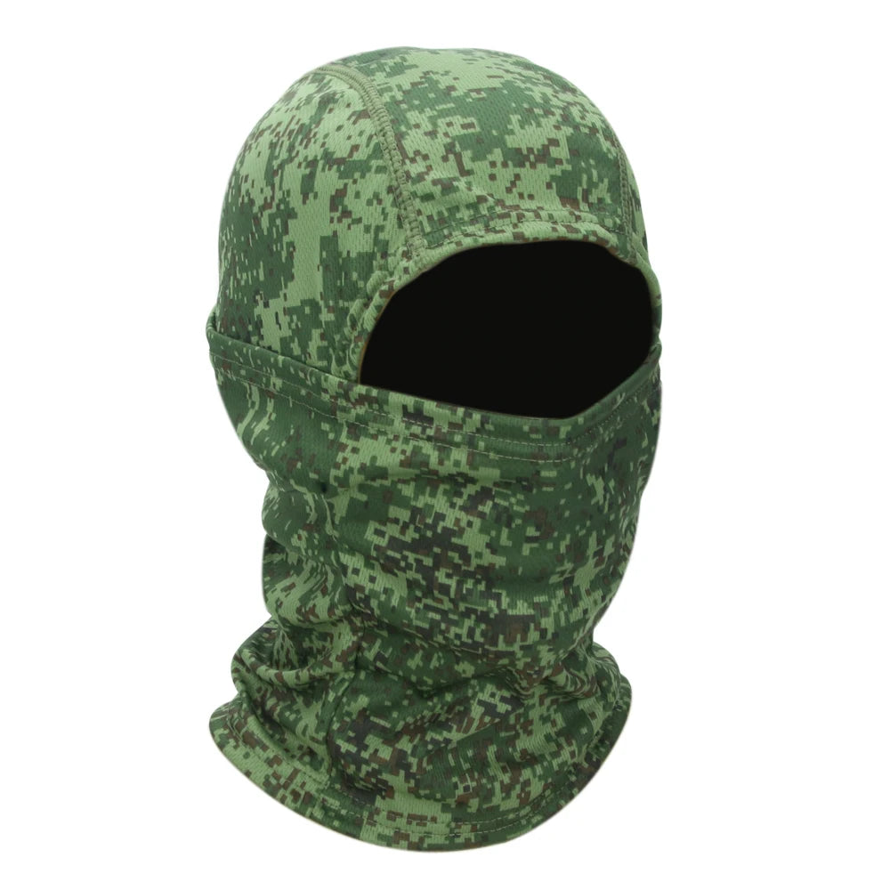 Camouflage Fishing & Hunting Balaclava – Breathable UV-Protective Face Mask
