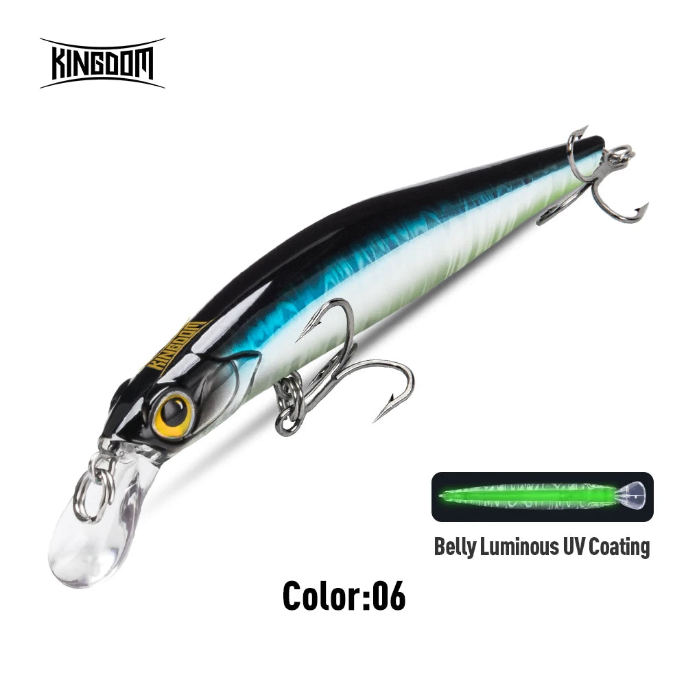 Sinking Minnow Lure – 60–105 mm (6–18.6 g) Multi-Colour Hardbody for Bream, Flathead & Tailor