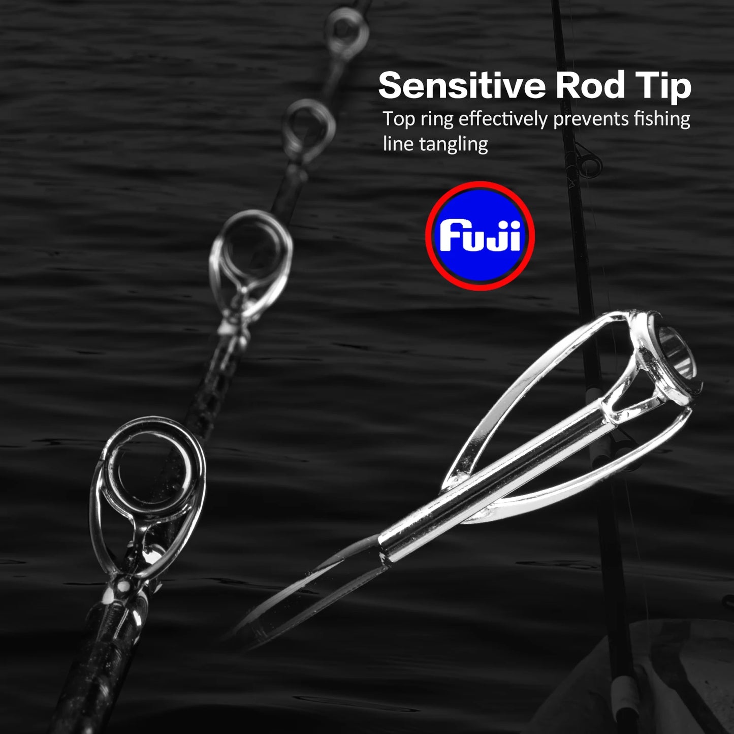Slow Jigging Rod 1.83 m – 30T X Carbon Build with Fuji O-Rings, EVA Grip & ABS Reel Seat (PE 1–3, 260 g Max Lure)