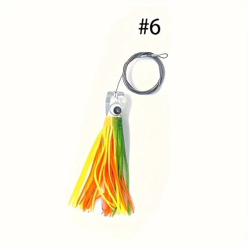 YOTO Trolling Skirt 6.5inch Steel Leader