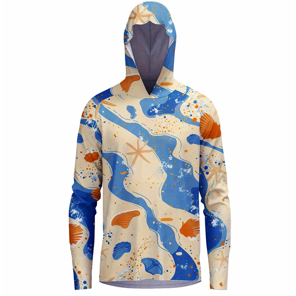FRENESI Fishing Shirt with Mask and Hood