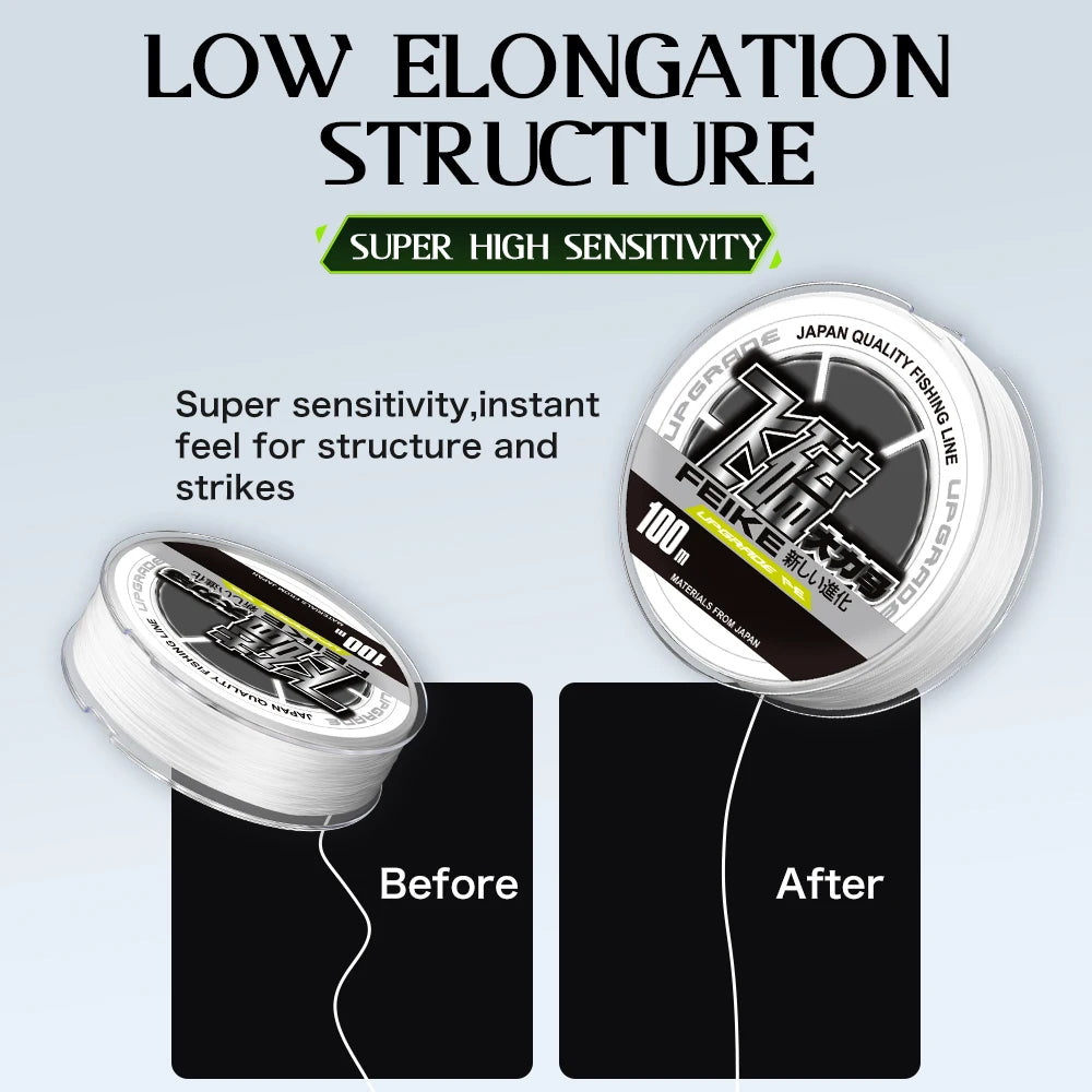 ZUKIBO Ultra Casting Braid | 100-1000m PE Braided Fishing Line | Thin, Strong & Smooth | Saltwater & Freshwater