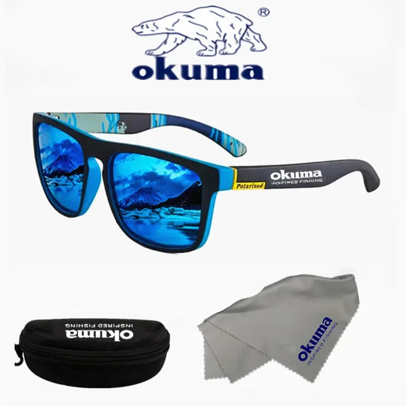Okuma Polarized Sunglasses | UV400 Men & Women | Outdoor Fishing, Hunting, Cycling & Driving Eyewear | Optional Storage Box