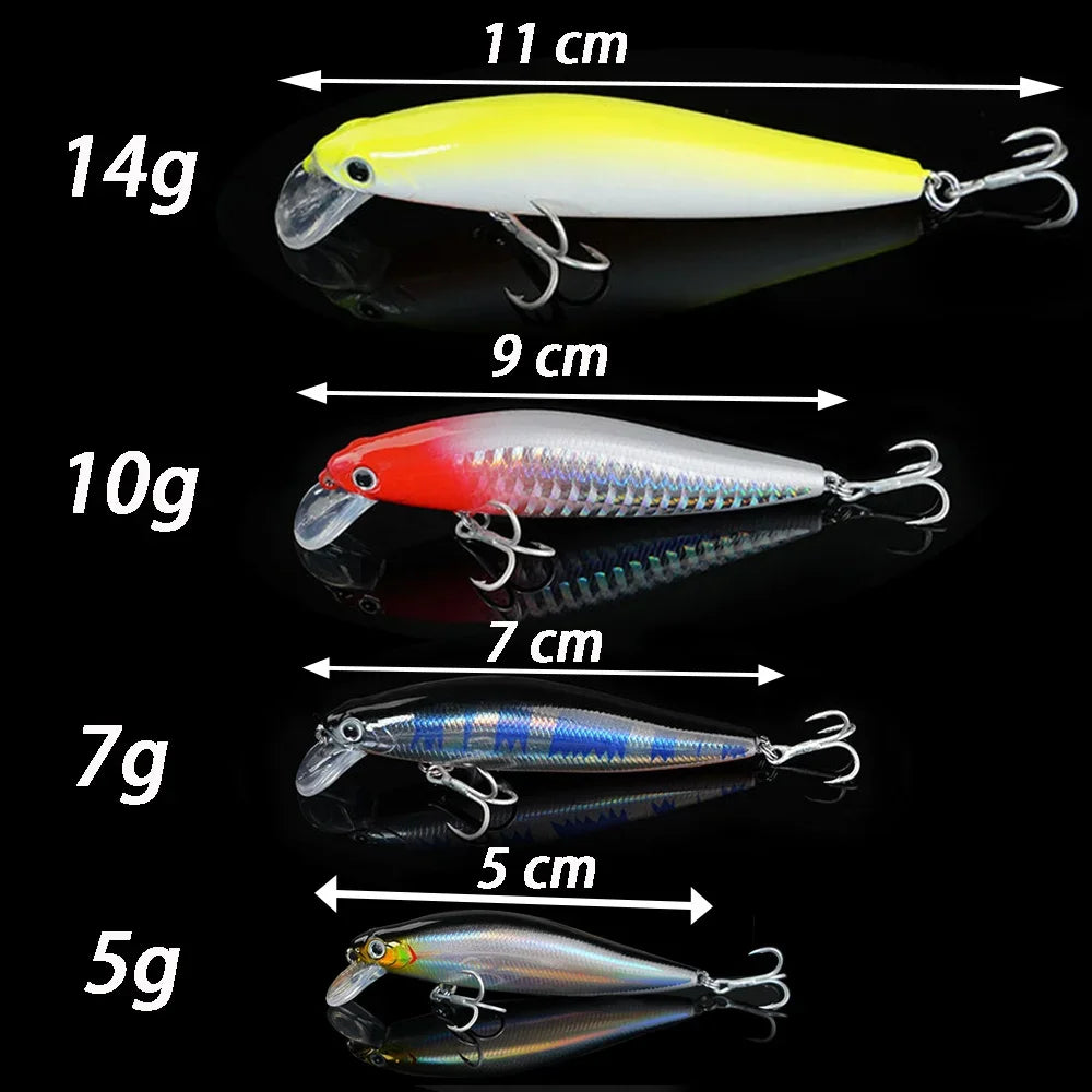 GOBAIT Sinking Minnow 5-14g