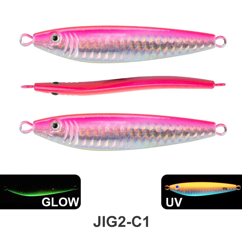 OBSESSION J2 Hard Metal Jigs Lure 60g/80g