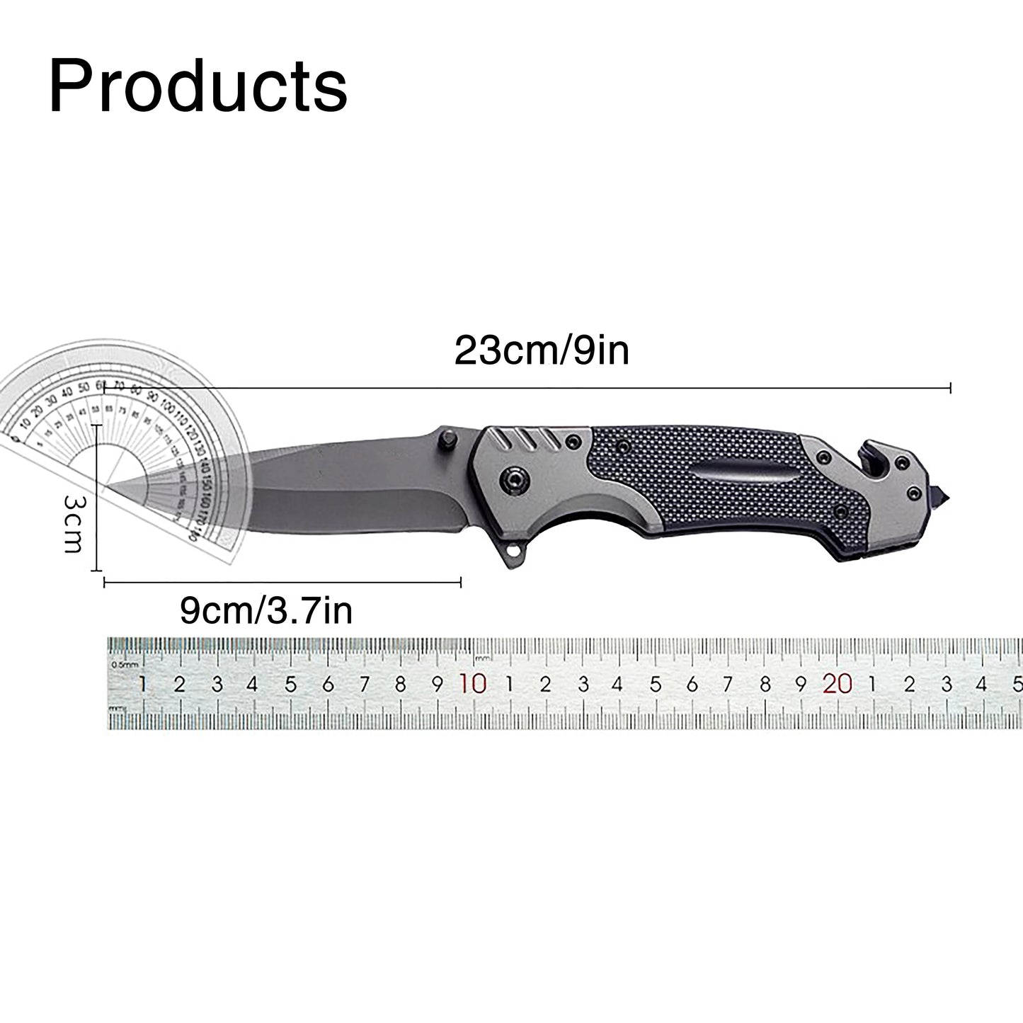 Folding Survival Knife | Stainless Steel Outdoor Knife