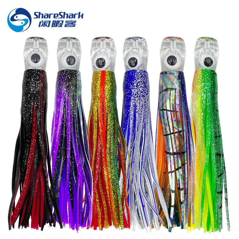 6pcs Trolling Skirt 16cm/25cm