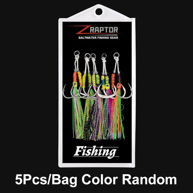 TEASER HK039 Premium Assist Hooks for Slow Sinking Jig