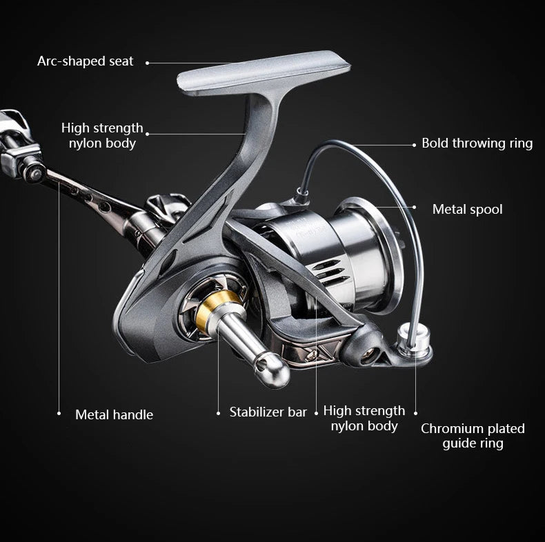 Octopus Hunter Reel 2500S/3000M Series 3+1 BB 8KG Drag