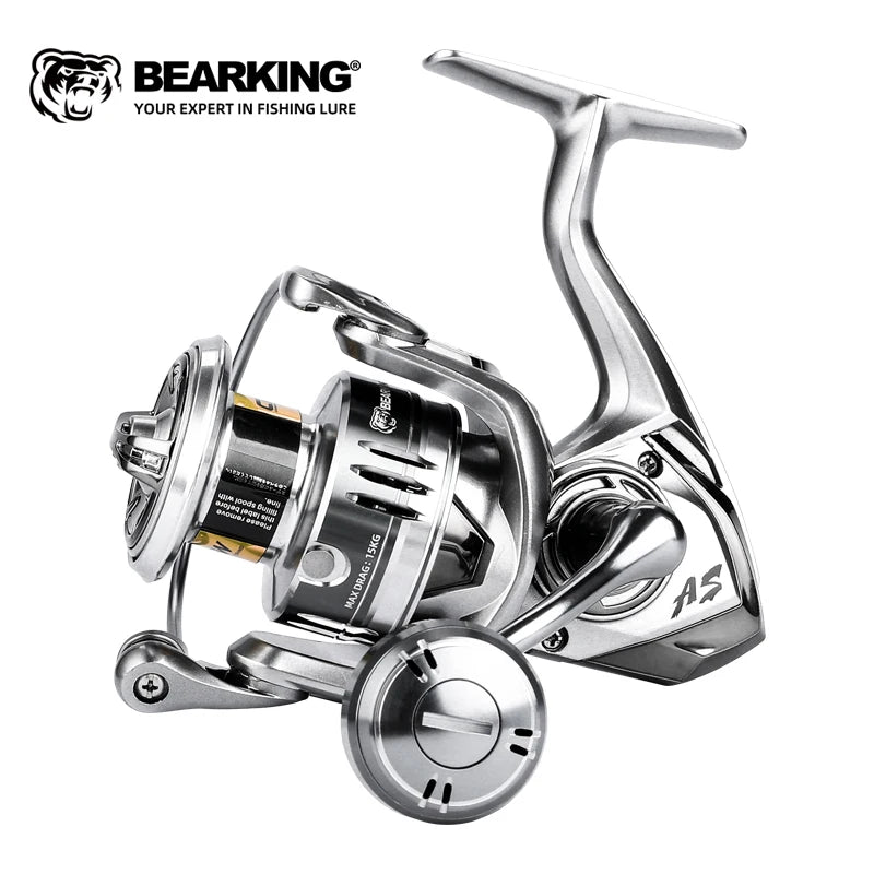 BEARKING Saltwater Spinning Reel – 9+1 Bearings, 5.2:1 Gear Ratio & 10–20 kg Max Drag (Sizes 1000–6000)