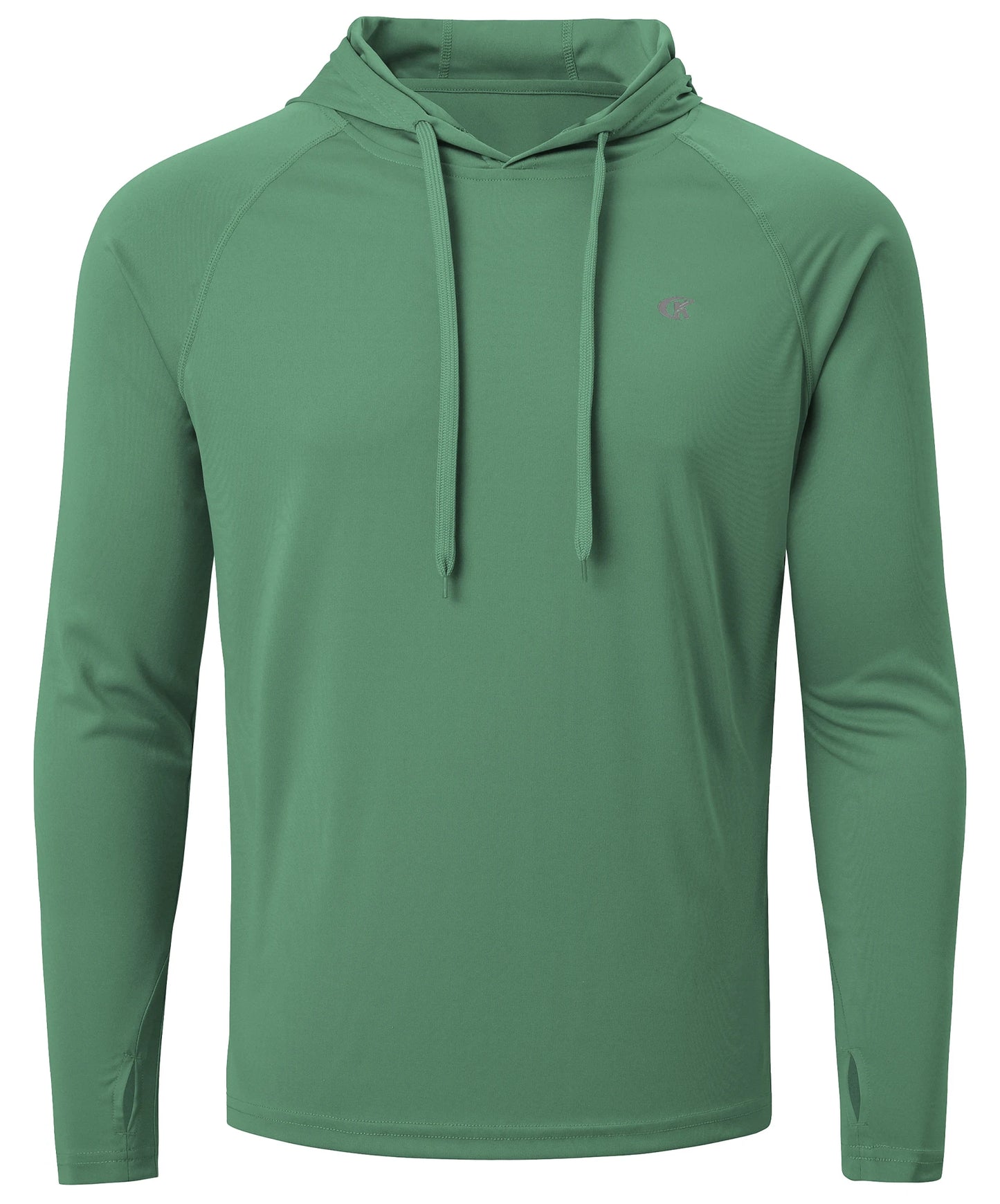 Men’s UPF 50+ Long Sleeve Hoodie Shirt | Quick-Dry Rash Guard | Lightweight Summer Outdoor Pullover