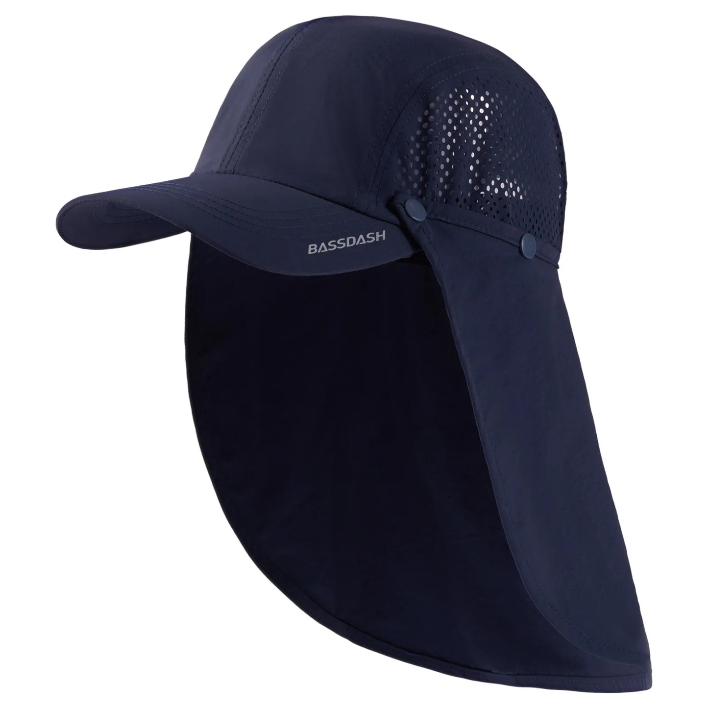 UPF 50+ Foldable Fishing Cap with Removable Neck Flap