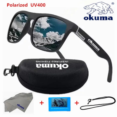 Okuma Polarized Sunglasses | UV400 Men & Women | Outdoor Fishing, Hunting, Cycling & Driving Eyewear | Optional Storage Box