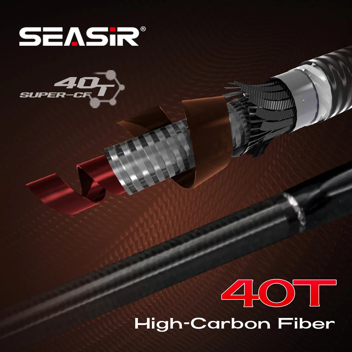 Seasir Salminus XF Travel Rod | 1.83m | 4-Piece | Fuji O Guides | 7–9KG Drag | Spinning & Casting Models