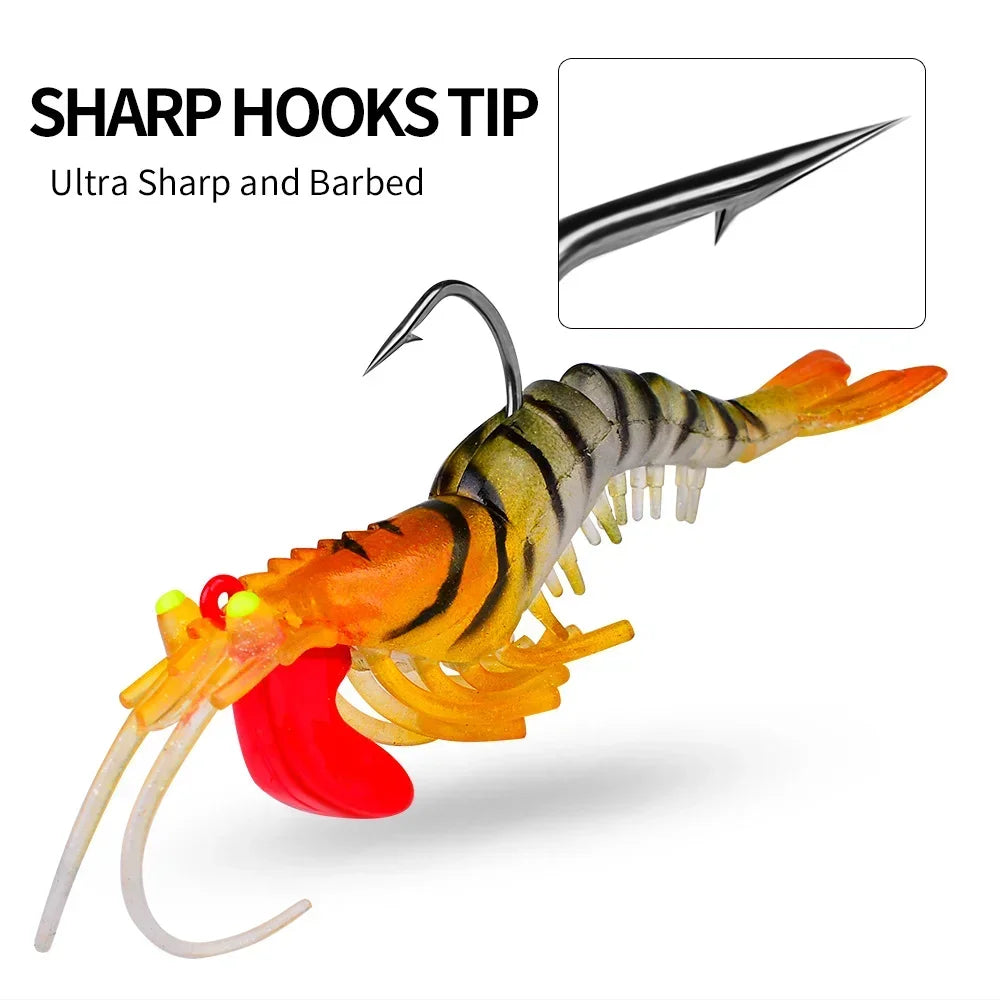 THORFORCE Luminous Shrimp Soft Bait  6-19g 7.3 - 13.5cm