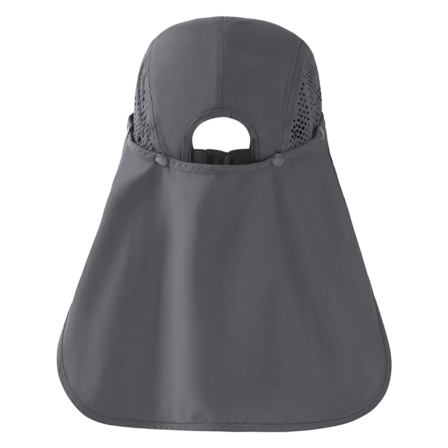 UPF 50+ Foldable Fishing Cap with Removable Neck Flap