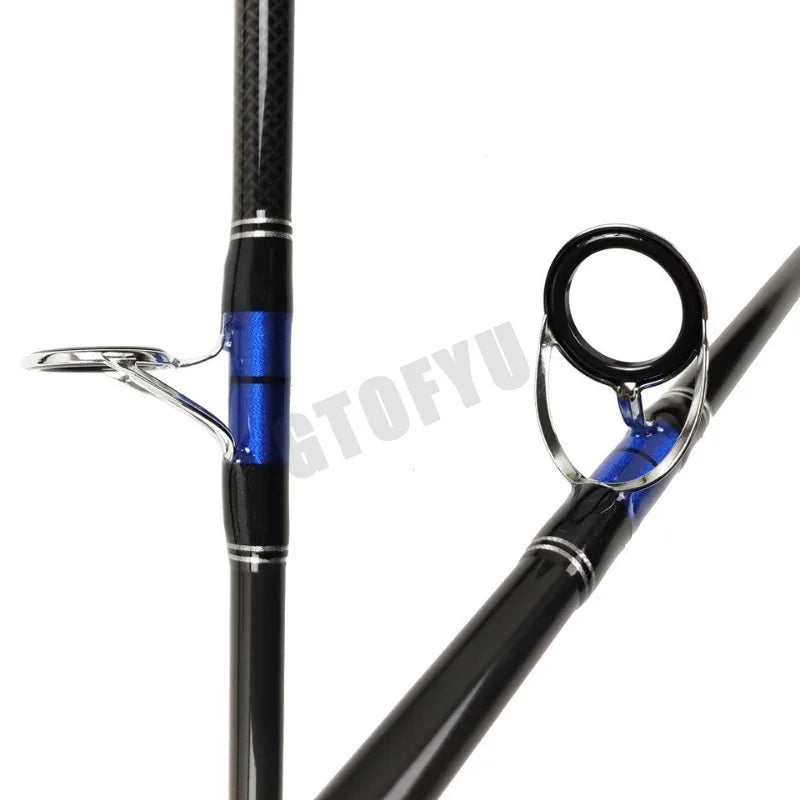 GTOFYU Tough 3-Section Boat Rod 70-250g with Fuji Guide