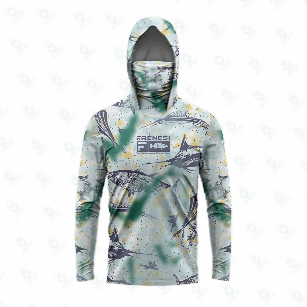FRENESI Fishing Shirt with Mask and Hood