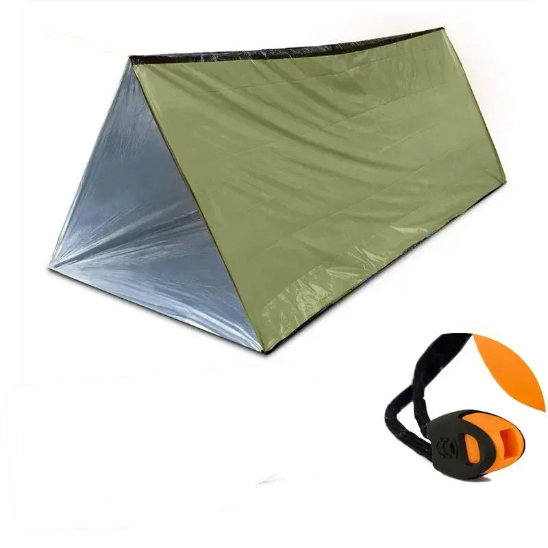 2-Person Emergency Waterproof Tent – Lightweight Survival Shelter for Camping, Hiking & Fishing Trips