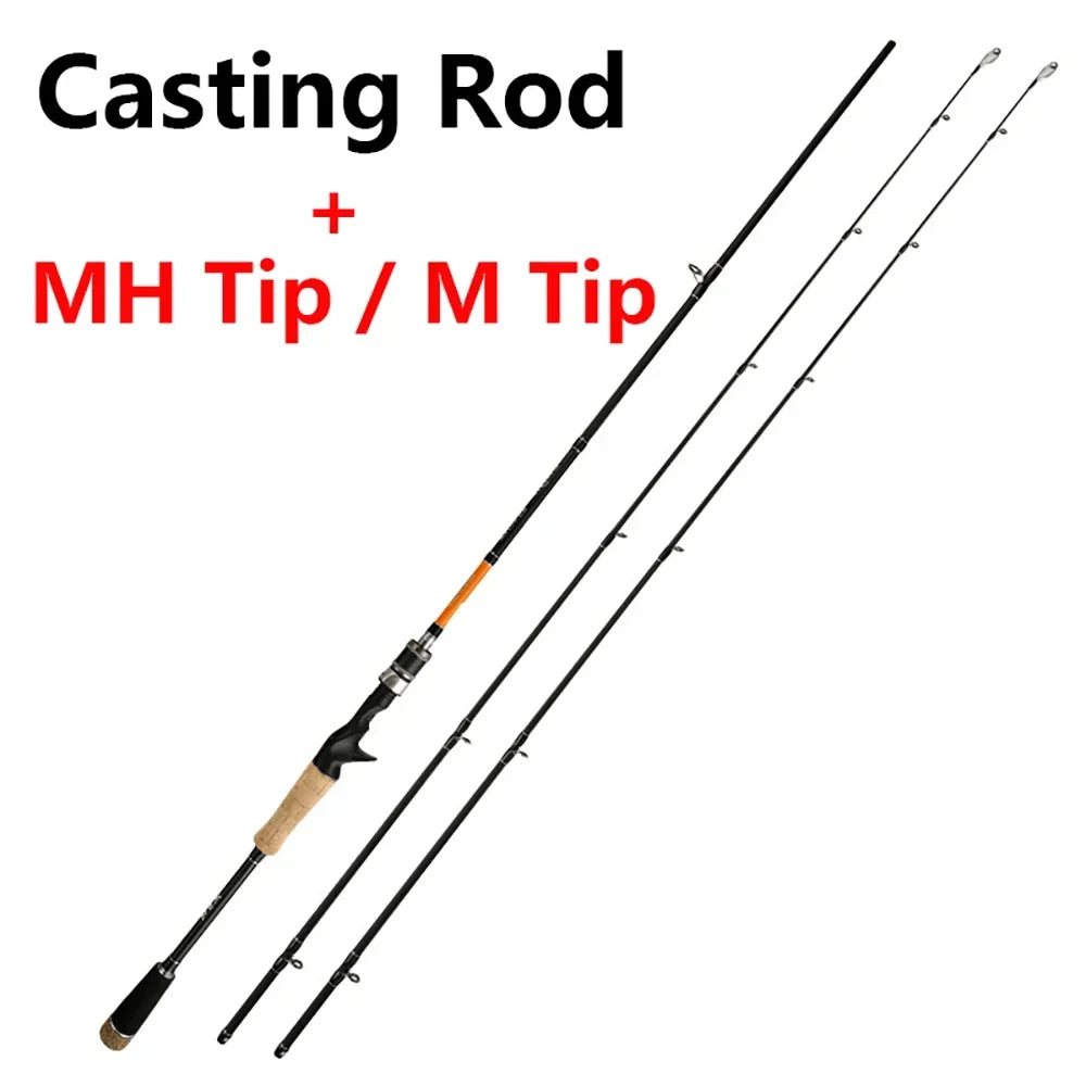 2-Section Carbon Spinning/Casting Rod Tips M / MH