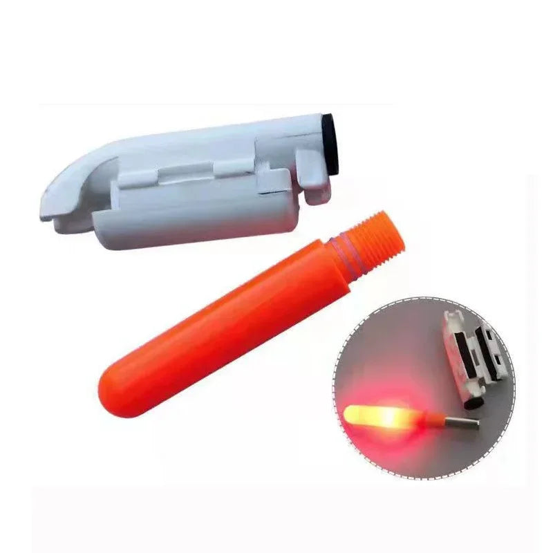 LED Fishing Light Sticks (20 Pack) | Includes Batteries | CR322/CR425 | Waterproof Clip-On Night Glow Lamps