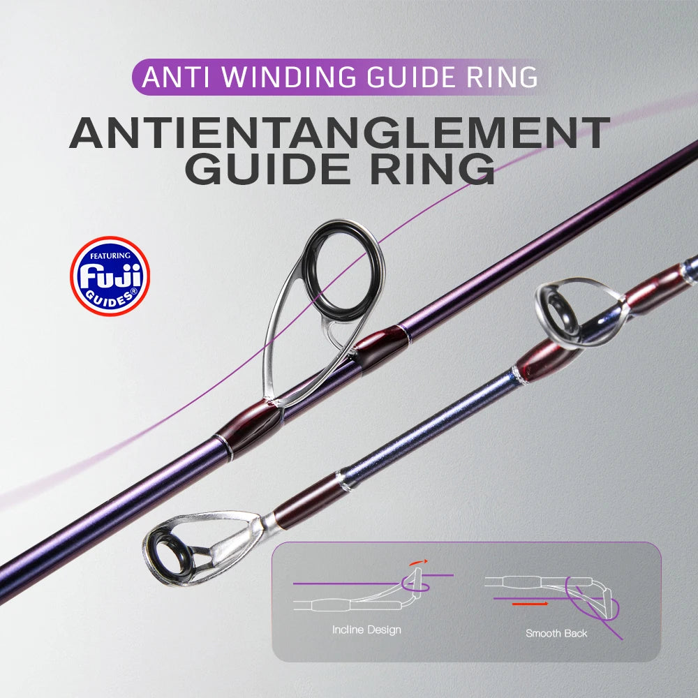 CYLIUS Ocean Rose Slow Jigging Rod | 1.85m / 1.88m | 2-Piece | Fuji Guides | Light Action