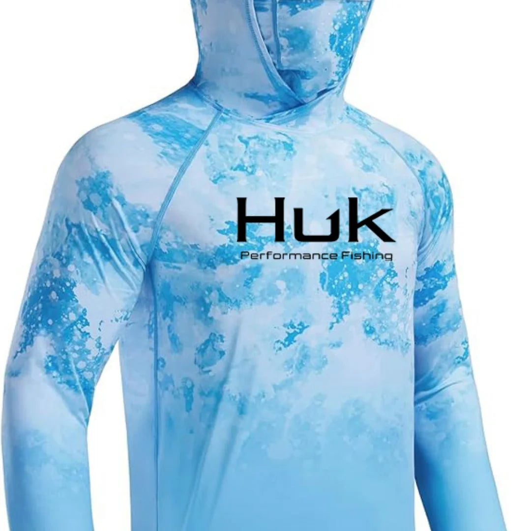 HUK Hooded Fishing Shirt Unisex Range