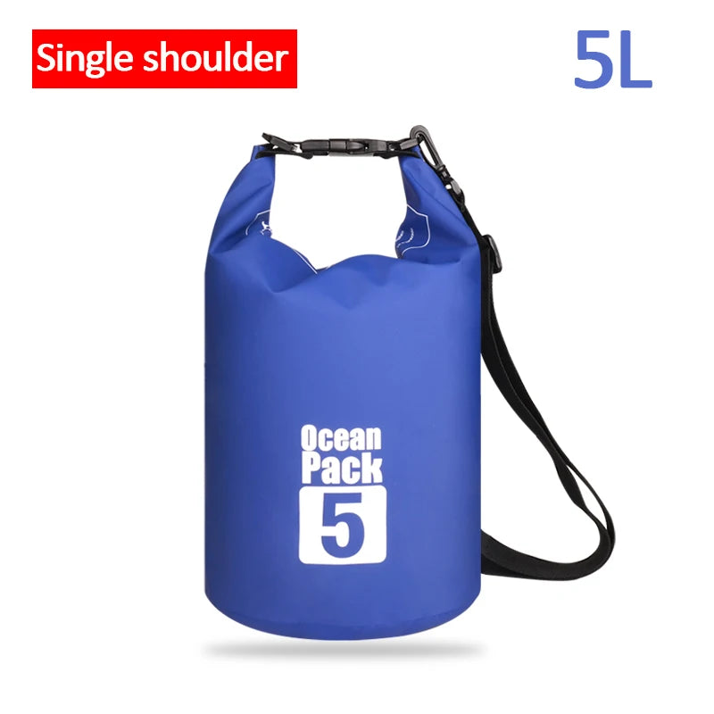 Waterproof Floating Dry Bag | 2L–30L | 500D | Fishing, Boating & Swimming