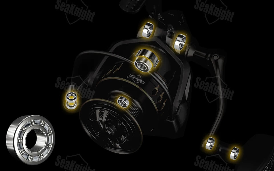 SeaKnight Archer II Spinning Reel – 8+1 Bearings, 2000–6000 Sizes, Smooth Carbon Drag System