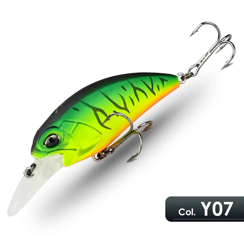 Slow Floating Crankbait – 6.5 cm / 14 g Hard Body Lure for Bream, Bass & Flathead