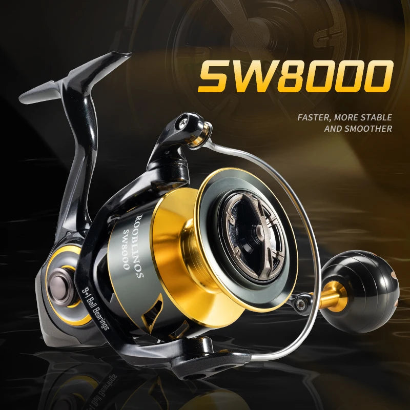 Rooblinos SW Ultralight Carbon Spinning Reel – 18 kg Max Drag