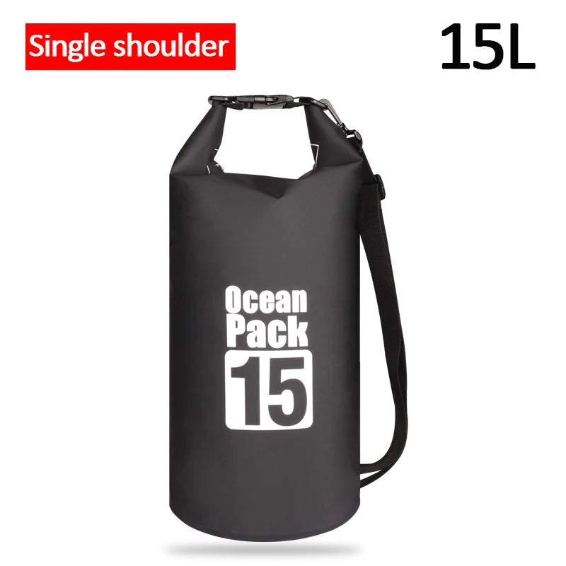 Waterproof Floating Dry Bag | 2L–30L | 500D | Fishing, Boating & Swimming
