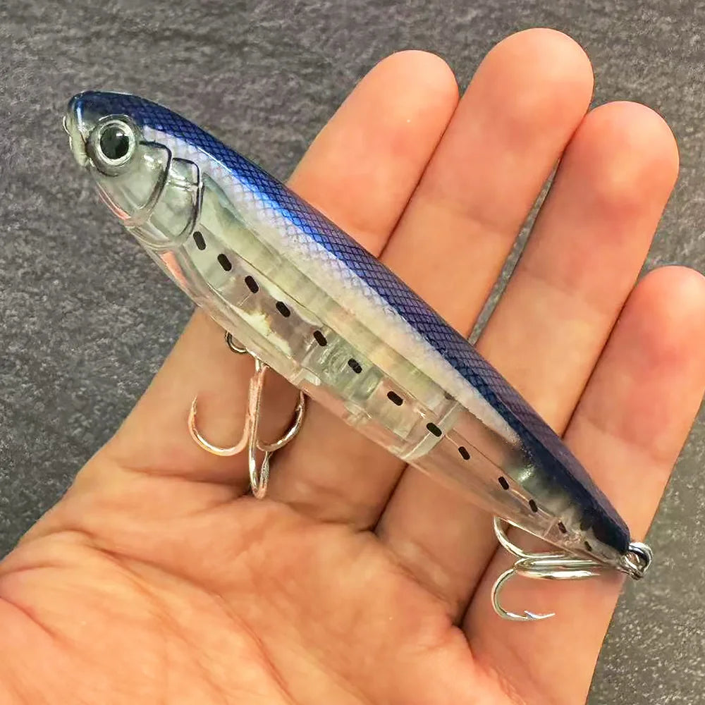 Floating Pencil Bait – 10 cm / 17.5 g Topwater Hard Lure (Walk-the-Dog Action, Fresh & Saltwater)