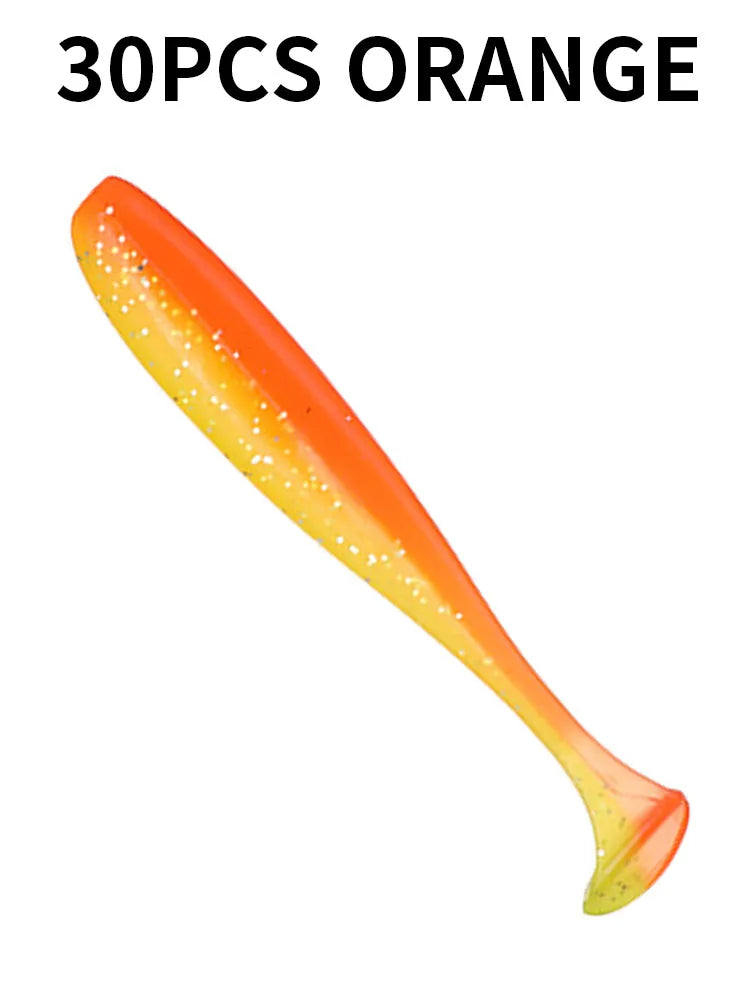Soft Plastic Paddle-Tail  30pcs/ 5cm/ 1g