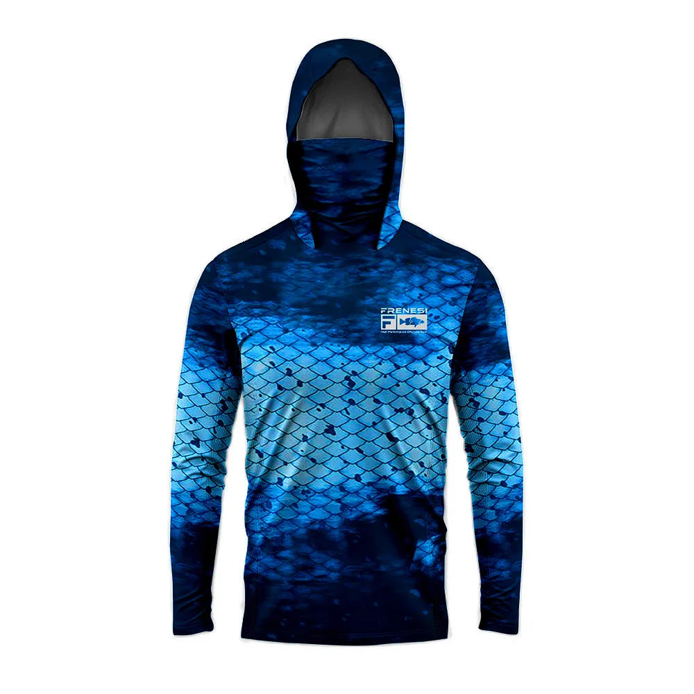FRENESI Fishing Shirt with Mask and Hood
