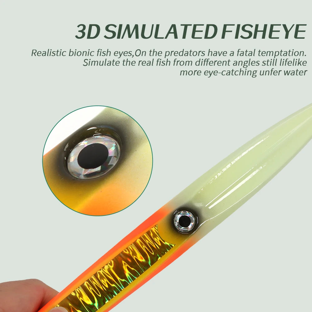 TOLU Deep Sea Metal Jig 80g/100g