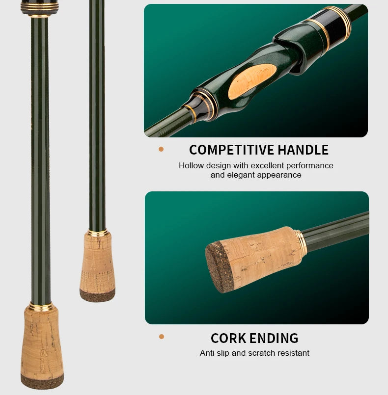 CEMREO Spinning/Casting Travel Rod
