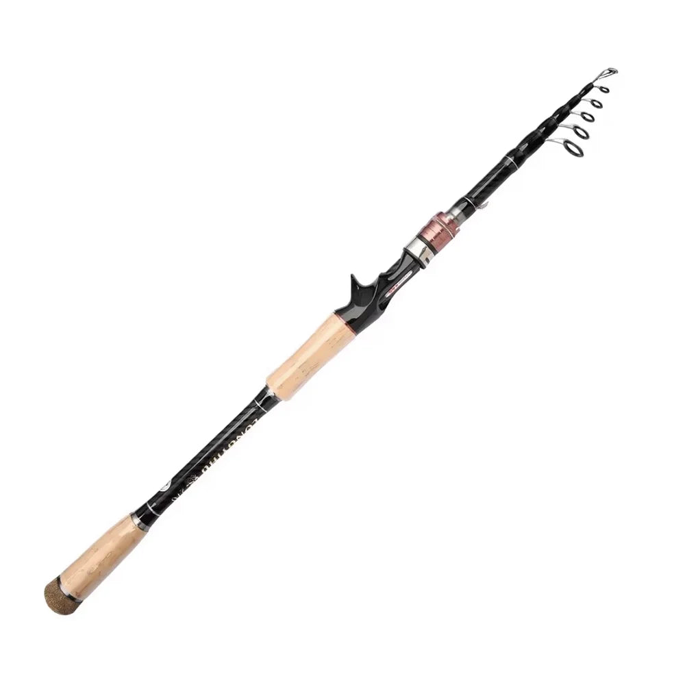 Carbon Fiber Telescopic Lure Rod 1.8-3.6m