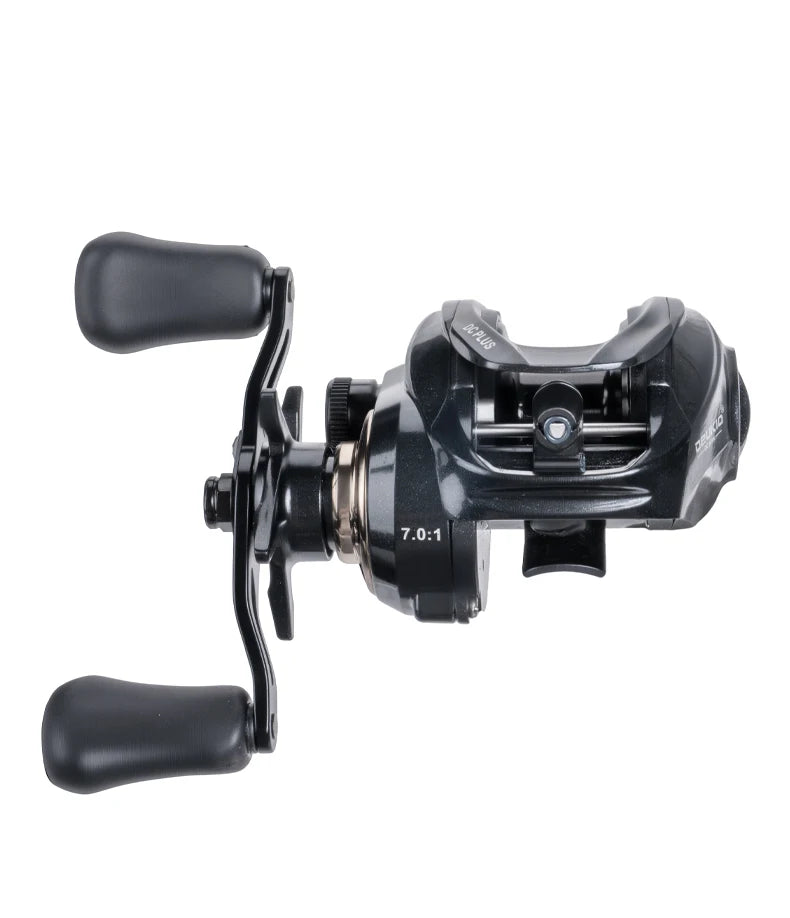 Seasir Low-Profile Baitcaster Reel 7.0:1 Gear Ratio | 8KG Max Drag | Dual Brake Anti-Backlash System