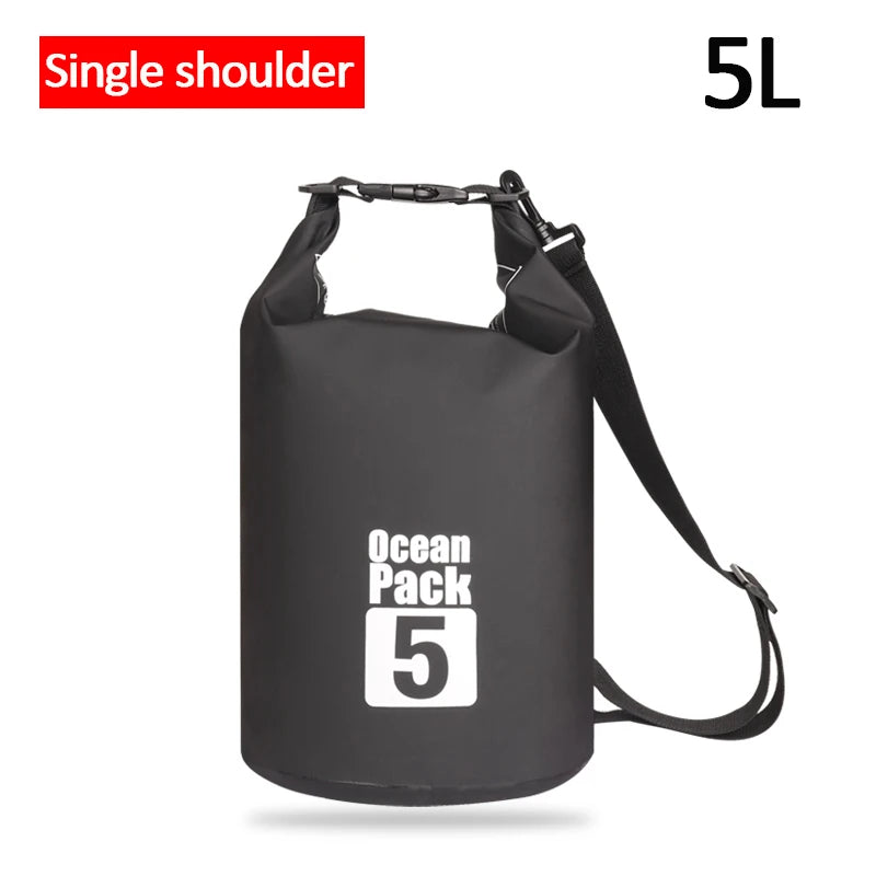 Waterproof Floating Dry Bag | 2L–30L | 500D | Fishing, Boating & Swimming