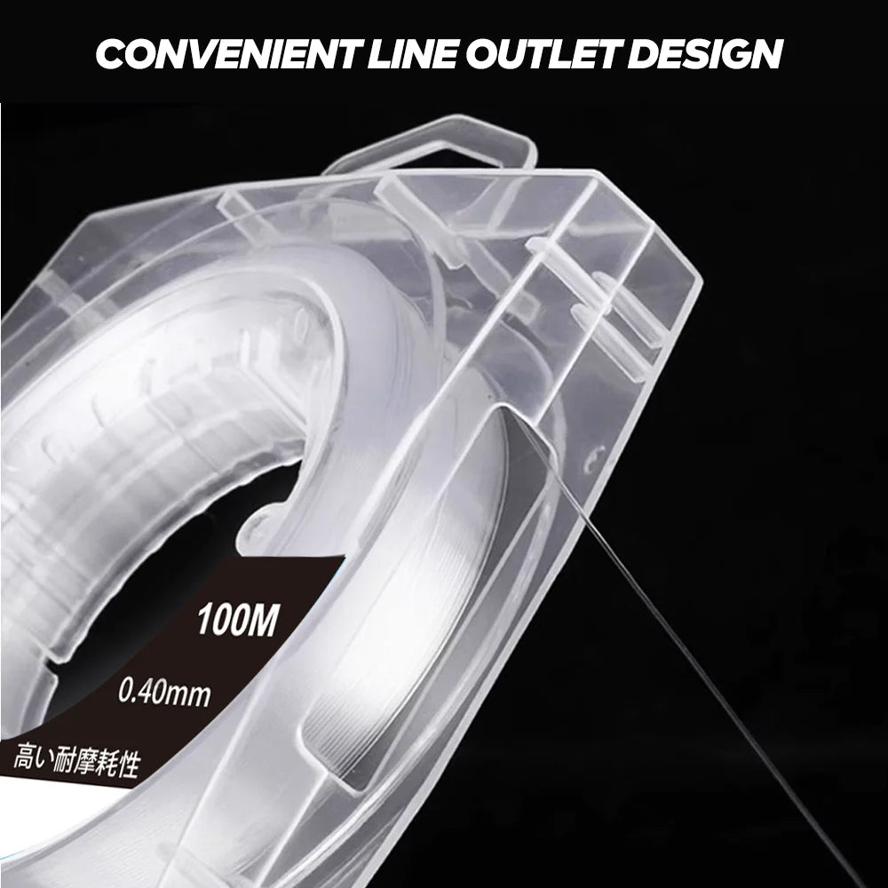 99% Fluorocarbon Invisible High Abrasion Resistant Line 100m