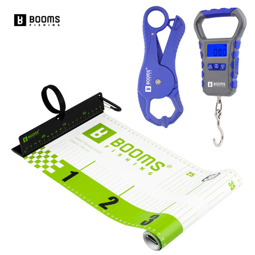 150 cm Waterproof PVC Fish Measuring Ruler with Gripper & Rechargeable 30 kg Digital Scale