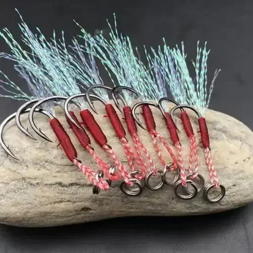 10pcs/Lot Slow Jigging Assist Hook