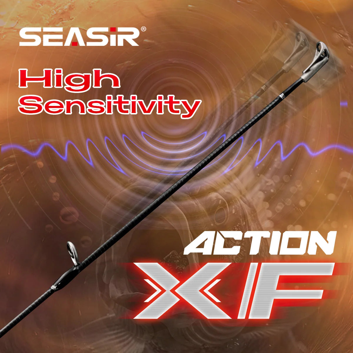 Seasir Salminus XF Travel Rod | 1.83m | 4-Piece | Fuji O Guides | 7–9KG Drag | Spinning & Casting Models