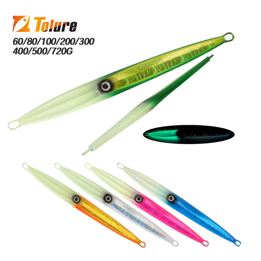 TOLU Deep Sea Metal Jig 80g/100g