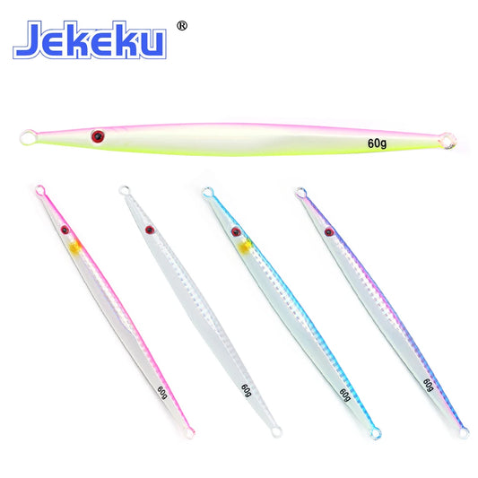 25-Piece Slow Jigging Lure Set – 100g Metal Jigs (Deepwater Saltwater)