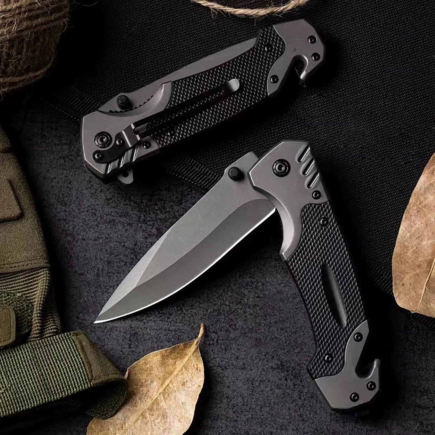 Folding Survival Knife | Stainless Steel Outdoor Knife