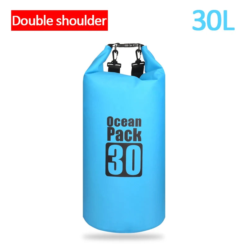 Waterproof Floating Dry Bag | 2L–30L | 500D | Fishing, Boating & Swimming