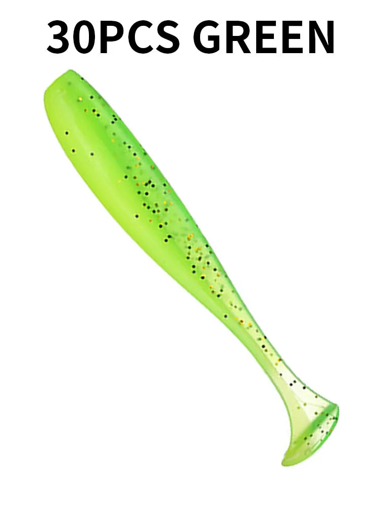Soft Plastic Paddle-Tail  30pcs/ 5cm/ 1g