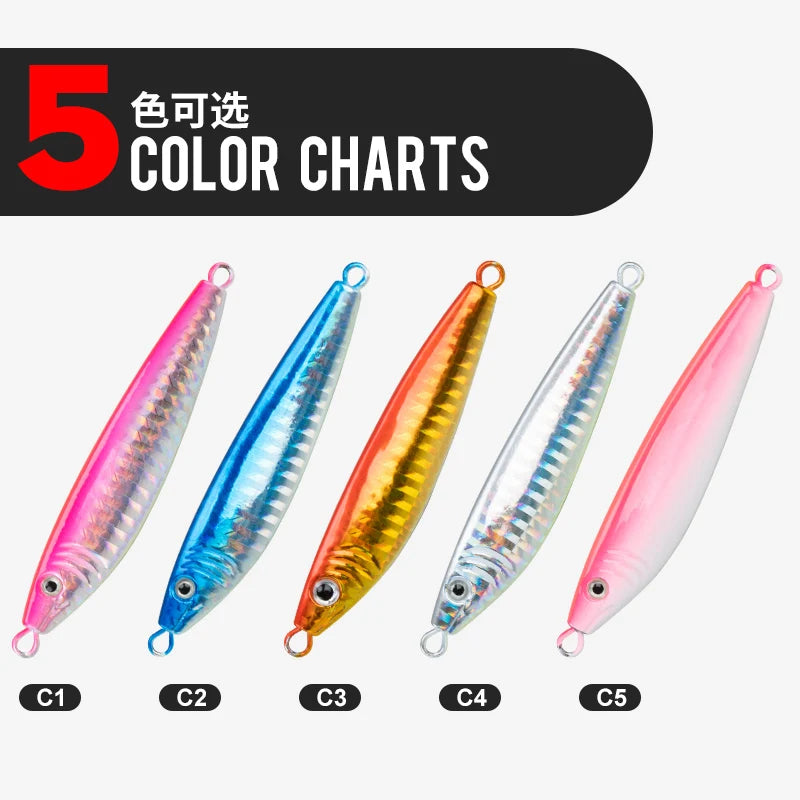 OBSESSION J2 Hard Metal Jigs Lure 60g/80g